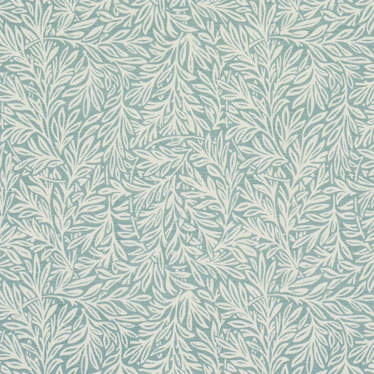 WILLOW LEAF fabric AQUA color by Schumacher