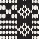 WILSON EMBROIDERY Fabric – BLACK | Schumacher | Wallpaper Tw WILSON EMBROIDERY fabric BLACK color by Schumacher