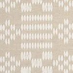 WILSON EMBROIDERY fabric SAND color by Schumacher
