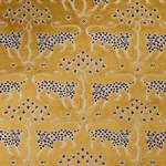 WOODLAND LEOPARD VELVET Fabric – GOLD | Schumacher | Wallpap WOODLAND LEOPARD VELVET fabric GOLD color by Schumacher