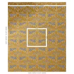 WOODLAND LEOPARD VELVET Fabric – GOLD | Schumacher | Wallpap WOODLAND LEOPARD VELVET fabric GOLD color by Schumacher