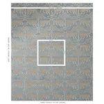 WOODLAND LEOPARD VELVET Fabric – MINERAL | Schumacher | Wall WOODLAND LEOPARD VELVET fabric MINERAL color by Schumacher