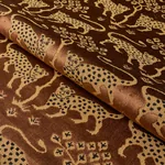 WOODLAND LEOPARD VELVET Fabric – SEPIA | Schumacher | Wallpa WOODLAND LEOPARD VELVET fabric SEPIA color by Schumacher