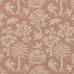 WOODLAND SILHOUETTE Fabric – BLUSH | Schumacher | Wallpaper WOODLAND SILHOUETTE fabric BLUSH color by Schumacher