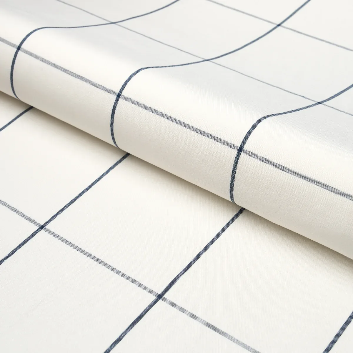 WOODMAN CHECK Fabric – INDIGO | Schumacher | Wallpaper Twins WOODMAN CHECK fabric INDIGO color by Schumacher