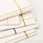 WOODMAN CHECK Fabric – INDIGO | Schumacher | Wallpaper Twins WOODMAN CHECK fabric INDIGO color by Schumacher