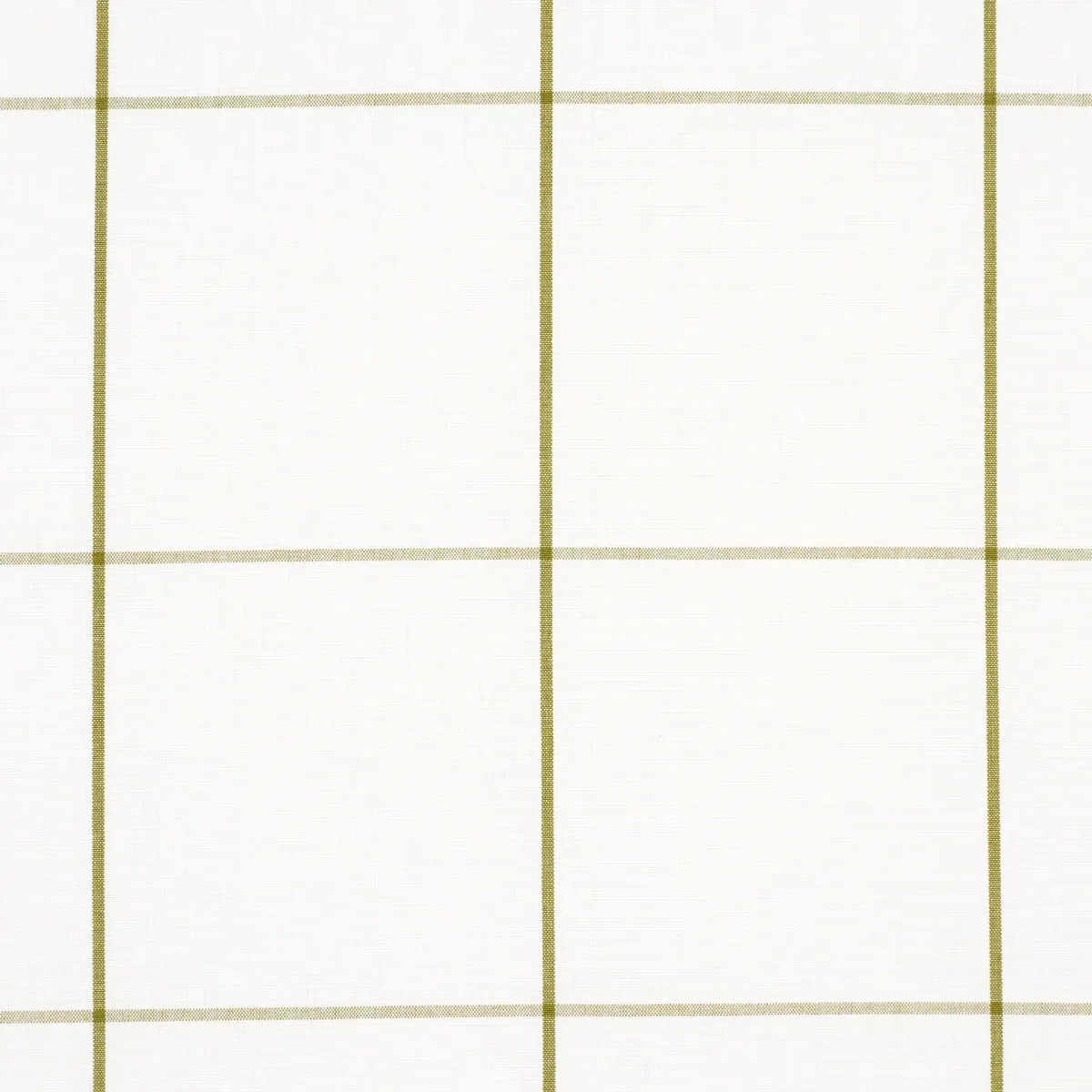 WOODMAN CHECK fabric OLIVE color by Schumacher