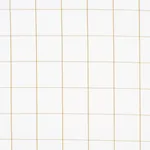 WOODMAN CHECK fabric STRAW color by Schumacher