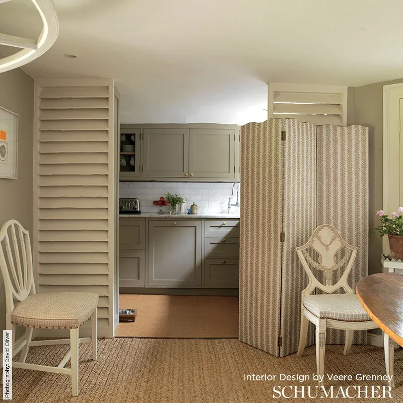 WOODPERRY Fabric – LILAC | Schumacher | Wallpaper Twins WOODPERRY fabric LILAC color by Schumacher