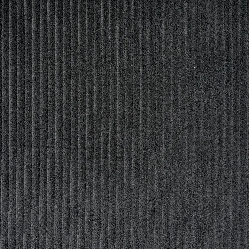 WYATT CORDUROY fabric ELEPHANT GREY color by Schumacher