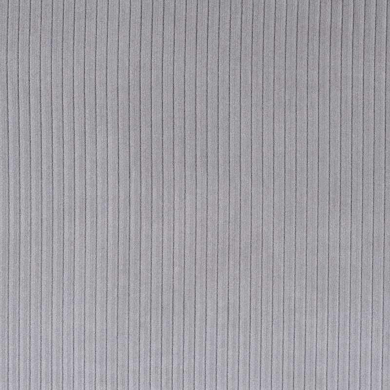 WYATT CORDUROY fabric STEEL GREY color by Schumacher