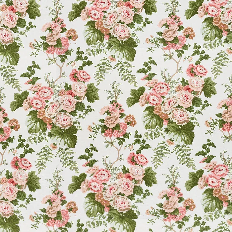 WYCOMBE PARK Fabric – PINK | Schumacher | Wallpaper Twins WYCOMBE PARK fabric PINK color by Schumacher