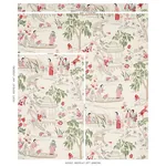 YANGTZE RIVER Fabric – IVORY | Schumacher | Wallpaper Twins YANGTZE RIVER fabric IVORY color by Schumacher