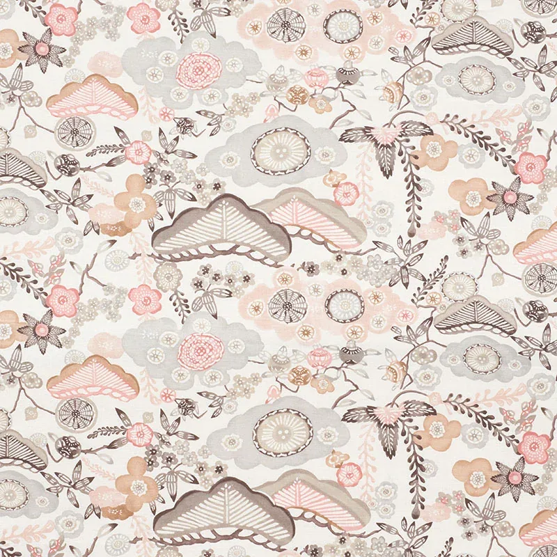 YUME fabric BLUSH color by Schumacher