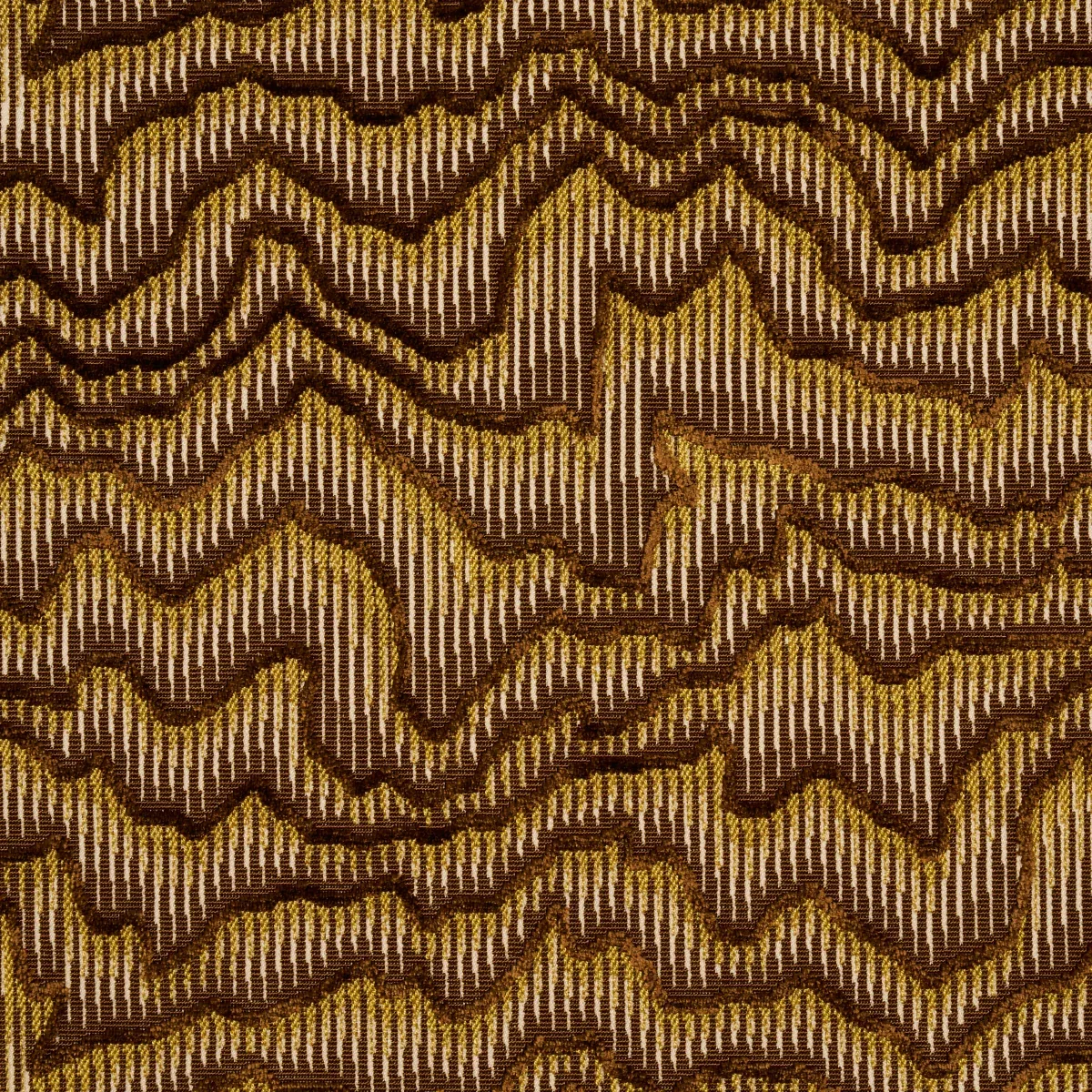 ZAMBEZI VELVET fabric BRONZE color by Schumacher