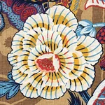 ZANZIBAR LINEN PRINT Fabric – CERULEAN | Schumacher | Wallpa ZANZIBAR LINEN PRINT fabric CERULEAN color by Schumacher