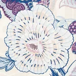 ZANZIBAR LINEN PRINT Fabric – HYACINTH | Schumacher | Wallpa ZANZIBAR LINEN PRINT fabric HYACINTH color by Schumacher