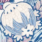 ZANZIBAR LINEN PRINT Fabric – HYACINTH | Schumacher | Wallpa ZANZIBAR LINEN PRINT fabric HYACINTH color by Schumacher