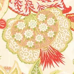 ZANZIBAR LINEN PRINT fabric MELON color by Schumacher