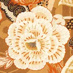 ZANZIBAR LINEN PRINT Fabric – SANDALWOOD | Schumacher | Wall ZANZIBAR LINEN PRINT fabric SANDALWOOD color by Schumacher