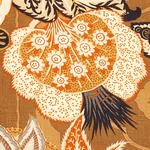 ZANZIBAR LINEN PRINT Fabric – SANDALWOOD | Schumacher | Wall ZANZIBAR LINEN PRINT fabric SANDALWOOD color by Schumacher