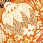 ZANZIBAR LINEN PRINT Fabric – SANDALWOOD | Schumacher | Wall ZANZIBAR LINEN PRINT fabric SANDALWOOD color by Schumacher