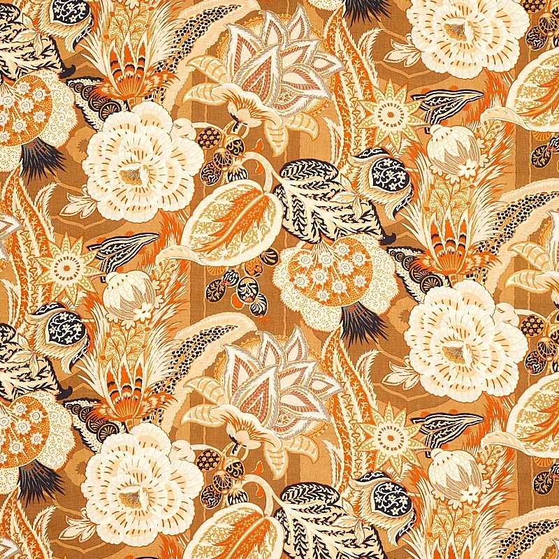 173522 | ZANZIBAR LINEN PRINT – SANDALWOOD