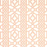 ZANZIBAR TRELLIS fabric CORAL color by Schumacher