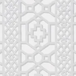 ZANZIBAR TRELLIS MATTE Fabric – CLOUD | Schumacher | Wallpap ZANZIBAR TRELLIS MATTE fabric CLOUD color by Schumacher