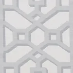 ZANZIBAR TRELLIS MATTE Fabric – CLOUD | Schumacher | Wallpap ZANZIBAR TRELLIS MATTE fabric CLOUD color by Schumacher