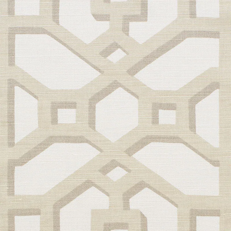 ZANZIBAR TRELLIS MATTE Fabric – SAND | Schumacher | Wallpape ZANZIBAR TRELLIS MATTE fabric SAND color by Schumacher