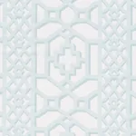 ZANZIBAR TRELLIS MATTE Fabric – WINTER MINT | Schumacher | W ZANZIBAR TRELLIS MATTE fabric WINTER MINT color by Schumacher