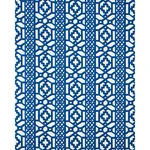 ZANZIBAR TRELLIS Fabric – NAVY | Schumacher | Wallpaper Twin ZANZIBAR TRELLIS fabric NAVY color by Schumacher