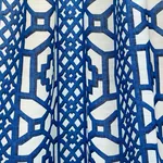 ZANZIBAR TRELLIS Fabric – NAVY | Schumacher | Wallpaper Twin ZANZIBAR TRELLIS fabric NAVY color by Schumacher