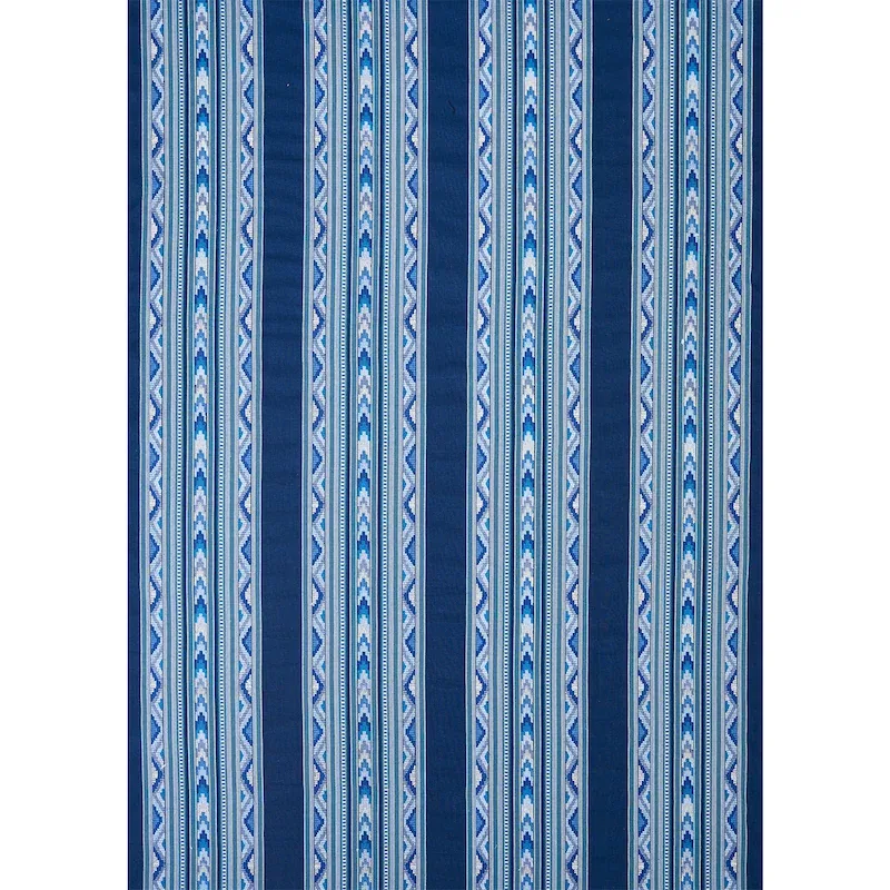 ZARZUELA STRIPE EMBROIDERY Fabric – INDIGO | Schumacher | Wa ZARZUELA STRIPE EMBROIDERY fabric INDIGO color by Schumacher