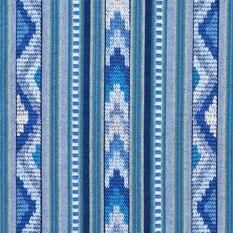 ZARZUELA STRIPE EMBROIDERY Fabric – INDIGO | Schumacher | Wa ZARZUELA STRIPE EMBROIDERY fabric INDIGO color by Schumacher