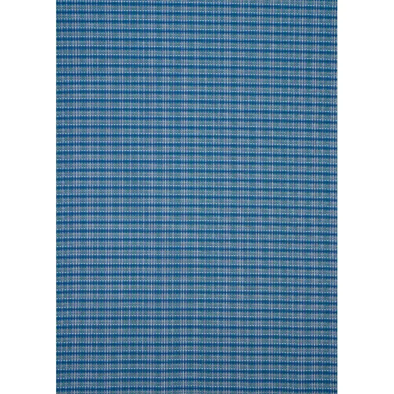 ZEALAND CHECK Fabric – PEACOCK | Schumacher | Wallpaper Twin ZEALAND CHECK fabric PEACOCK color by Schumacher