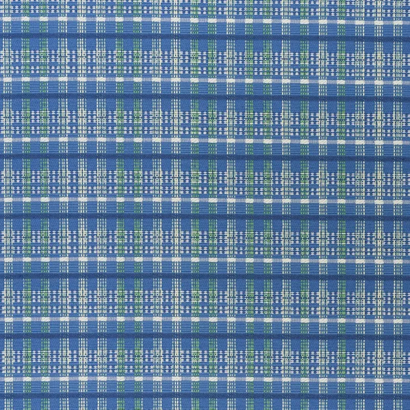 ZEALAND CHECK Fabric – PEACOCK | Schumacher | Wallpaper Twin ZEALAND CHECK fabric PEACOCK color by Schumacher