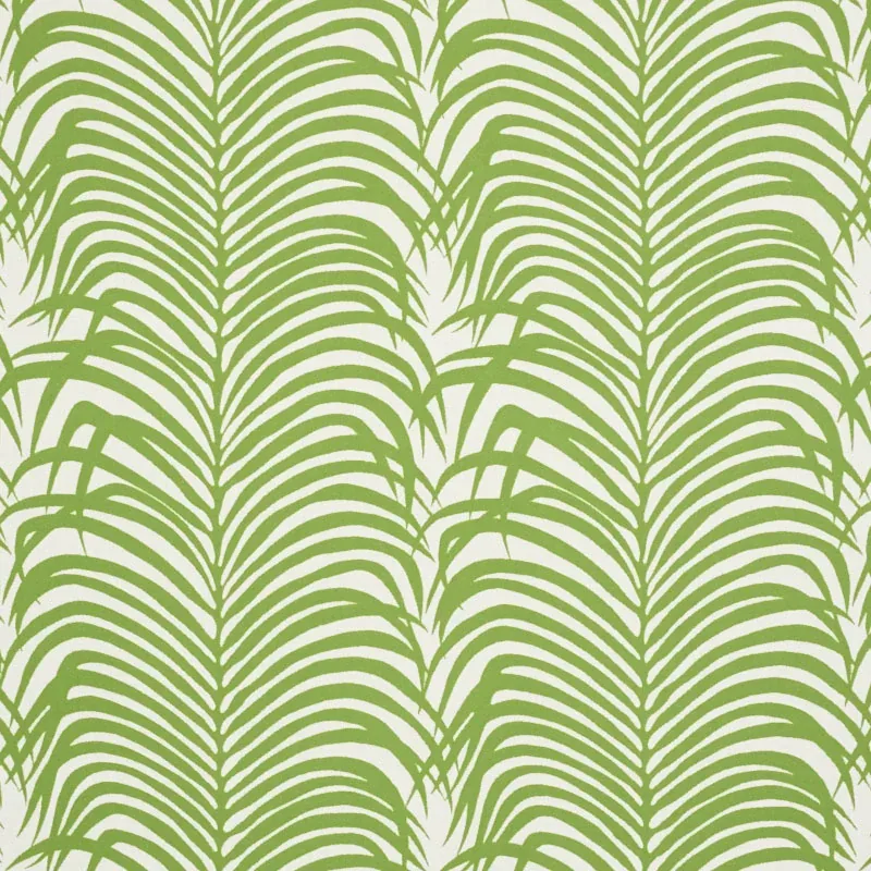 ZEBRA PALM INDOOR/OUTDOOR fabric LEAF color by Schumacher