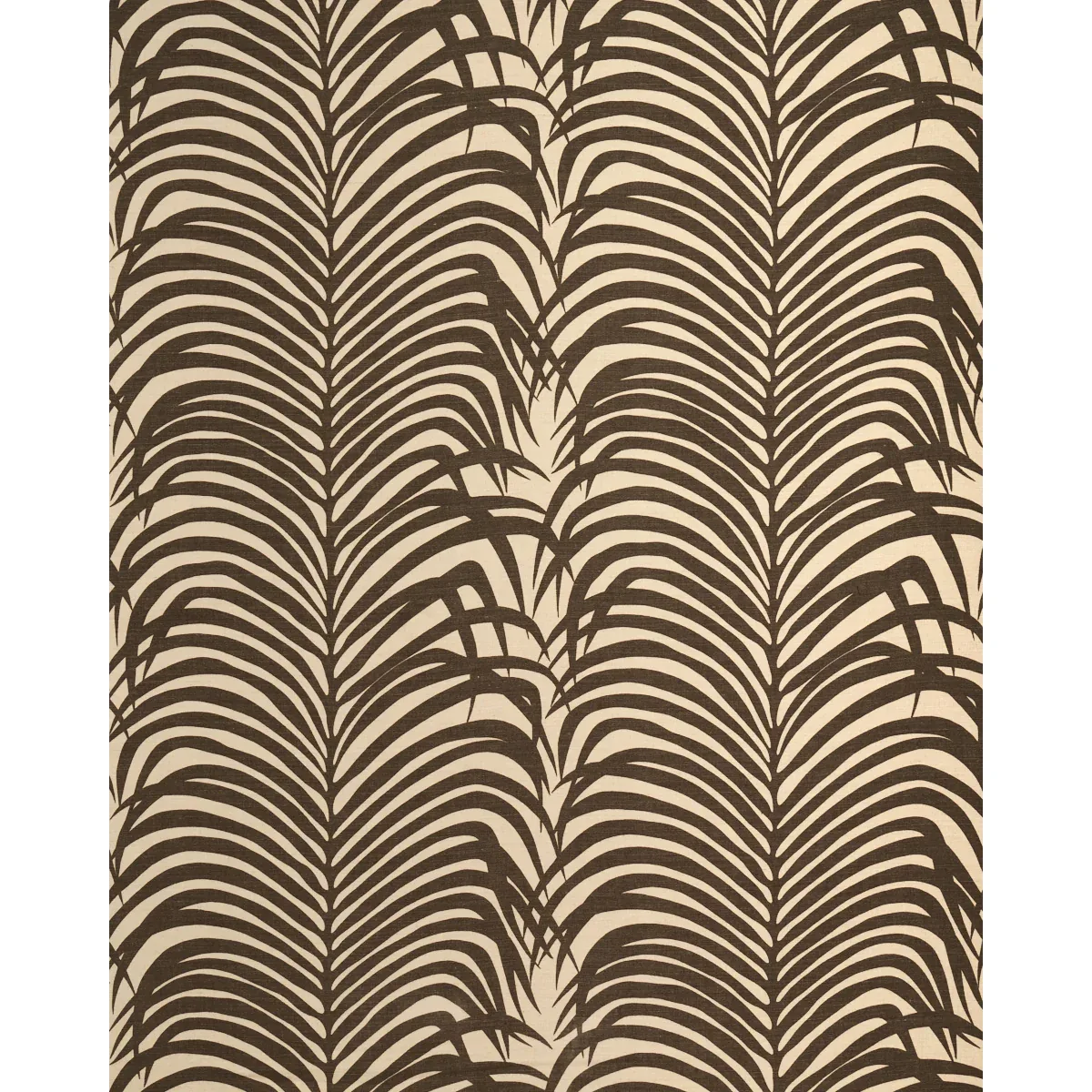 ZEBRA PALM Fabric – JAVA | Schumacher | Wallpaper Twins ZEBRA PALM fabric JAVA color by Schumacher