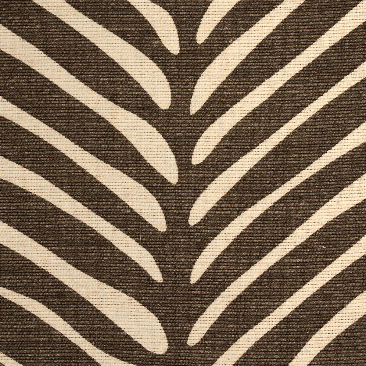 ZEBRA PALM Fabric – JAVA | Schumacher | Wallpaper Twins ZEBRA PALM fabric JAVA color by Schumacher