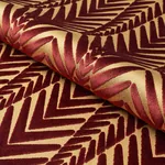ZEBRA VELVET Fabric – GOLD PLUM | Schumacher | Wallpaper Twi ZEBRA VELVET fabric GOLD PLUM color by Schumacher