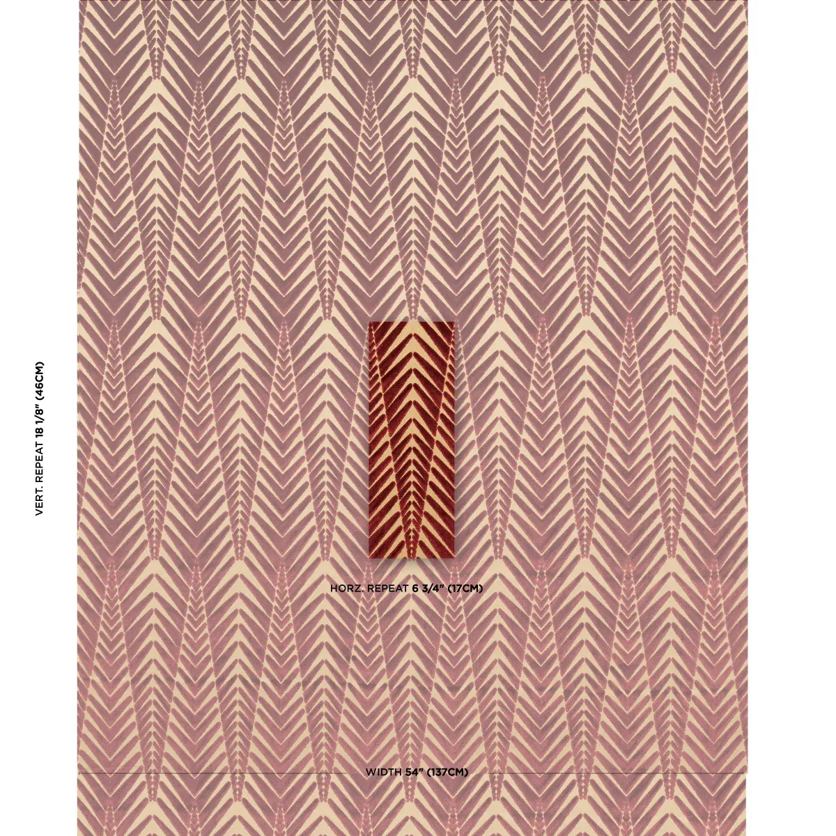 ZEBRA VELVET Fabric – GOLD PLUM | Schumacher | Wallpaper Twi ZEBRA VELVET fabric GOLD PLUM color by Schumacher