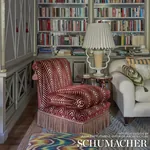 ZEBRA VELVET Fabric – GOLD PLUM | Schumacher | Wallpaper Twi ZEBRA VELVET fabric GOLD PLUM color by Schumacher