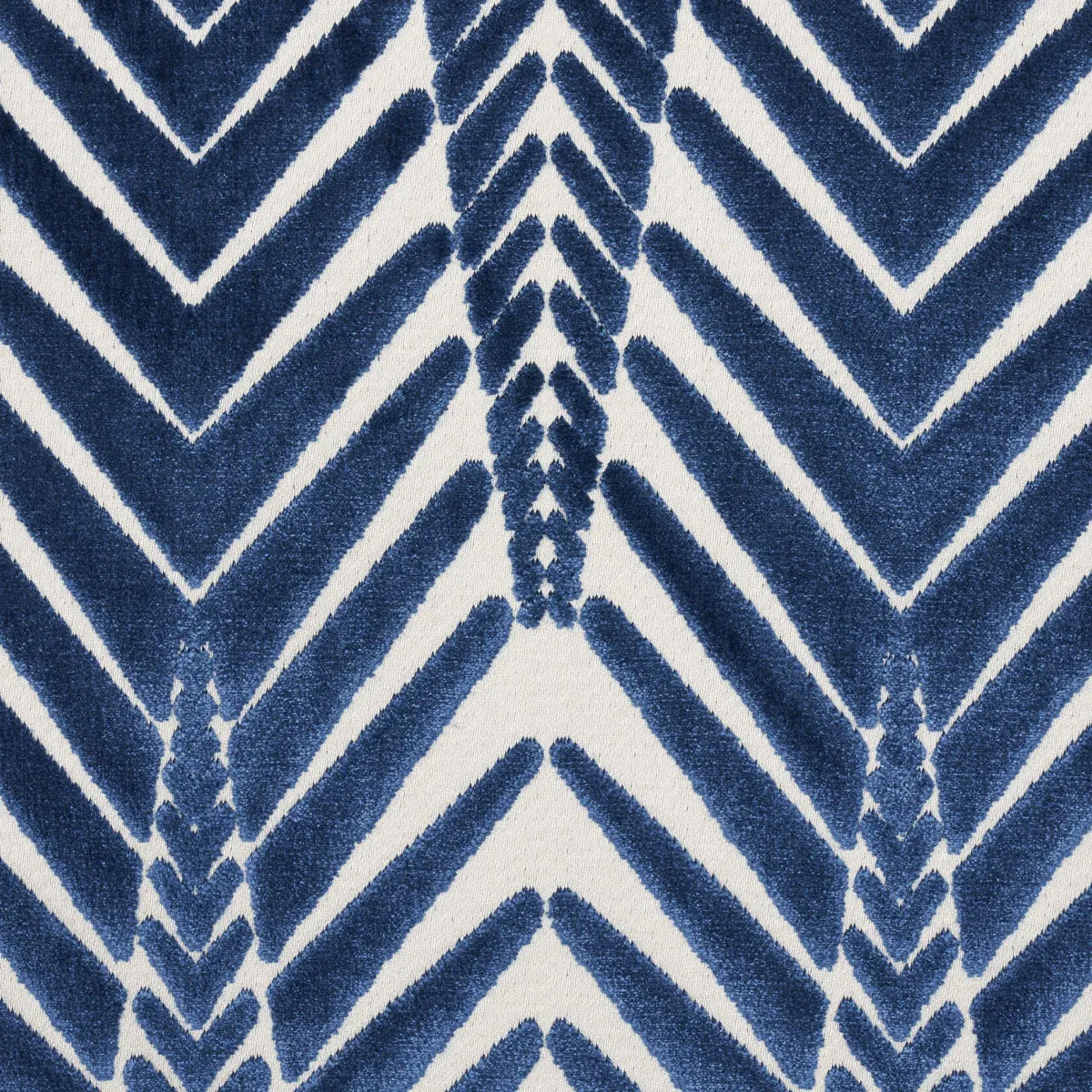 ZEBRA VELVET Fabric – SILVER BLUE | Schumacher | Wallpaper T ZEBRA VELVET fabric SILVER BLUE color by Schumacher