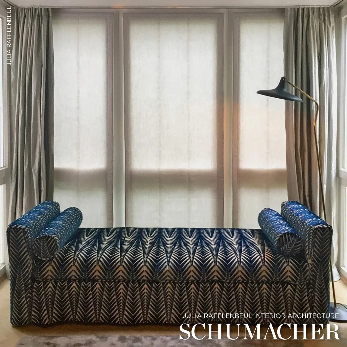 ZEBRA VELVET Fabric – SILVER BLUE | Schumacher | Wallpaper T ZEBRA VELVET fabric SILVER BLUE color by Schumacher
