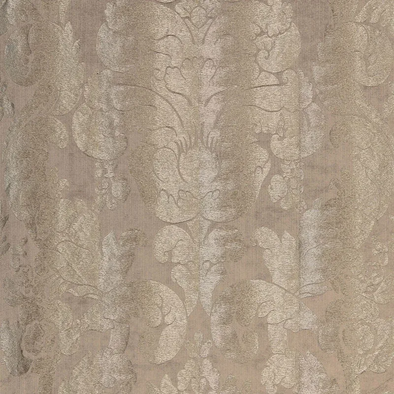 ZELDA DAMASK fabric PEWTER color by Schumacher