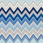 ZENYATTA MONDATTA II fabric BLUE color by Schumacher