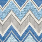 ZENYATTA MONDATTA II fabric BLUE color by Schumacher