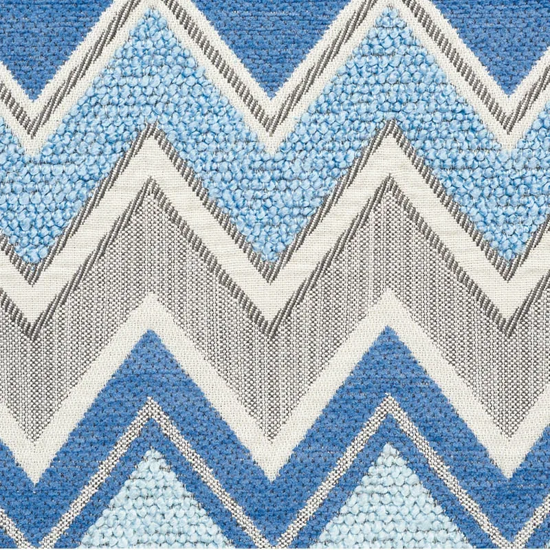 ZENYATTA MONDATTA II fabric BLUE color by Schumacher